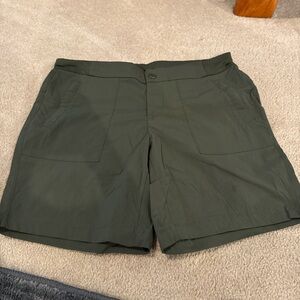 Women’s Olive Green Casual Shorts